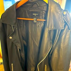 Men’s faux leather jacket
